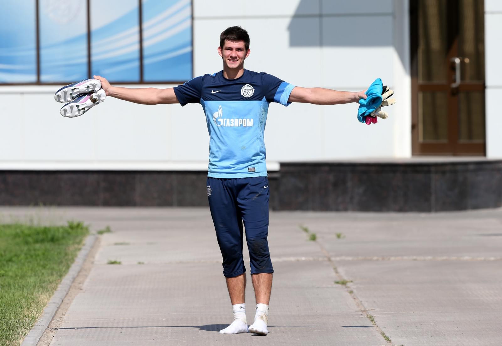 Сборы Зенита в  Удельном парке: 8 июля, утренняя тренировка.