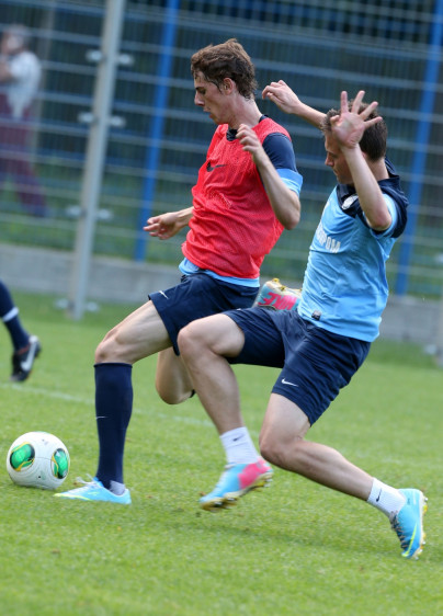 Сборы Зенита в  Удельном парке: 8 июля, утренняя тренировка.