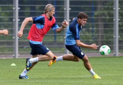 Сборы Зенита в  Удельном парке: 8 июля, утренняя тренировка.