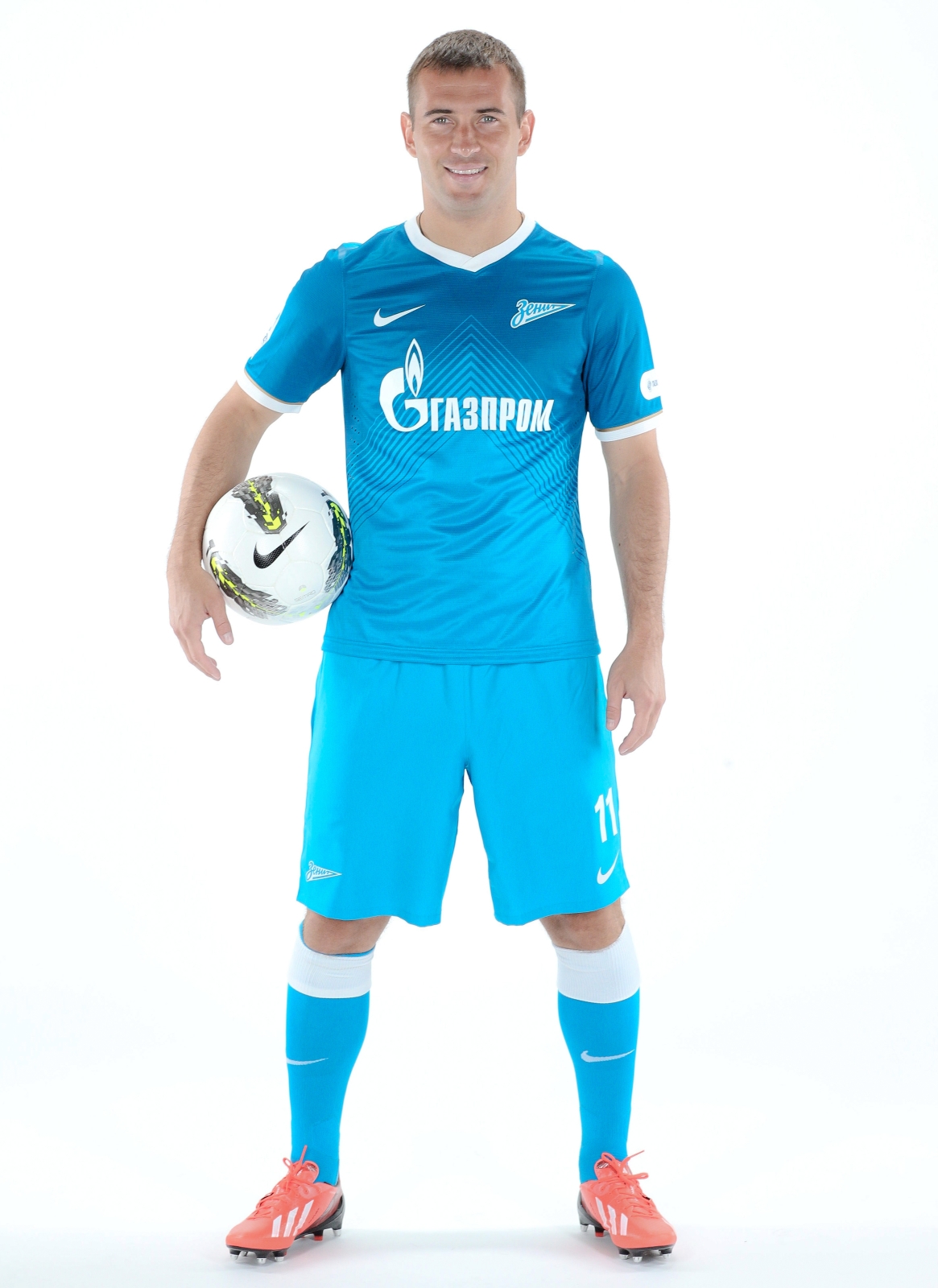 Фотосессия футболиста основного состава ФК «Зенит» сезона  2013/2014