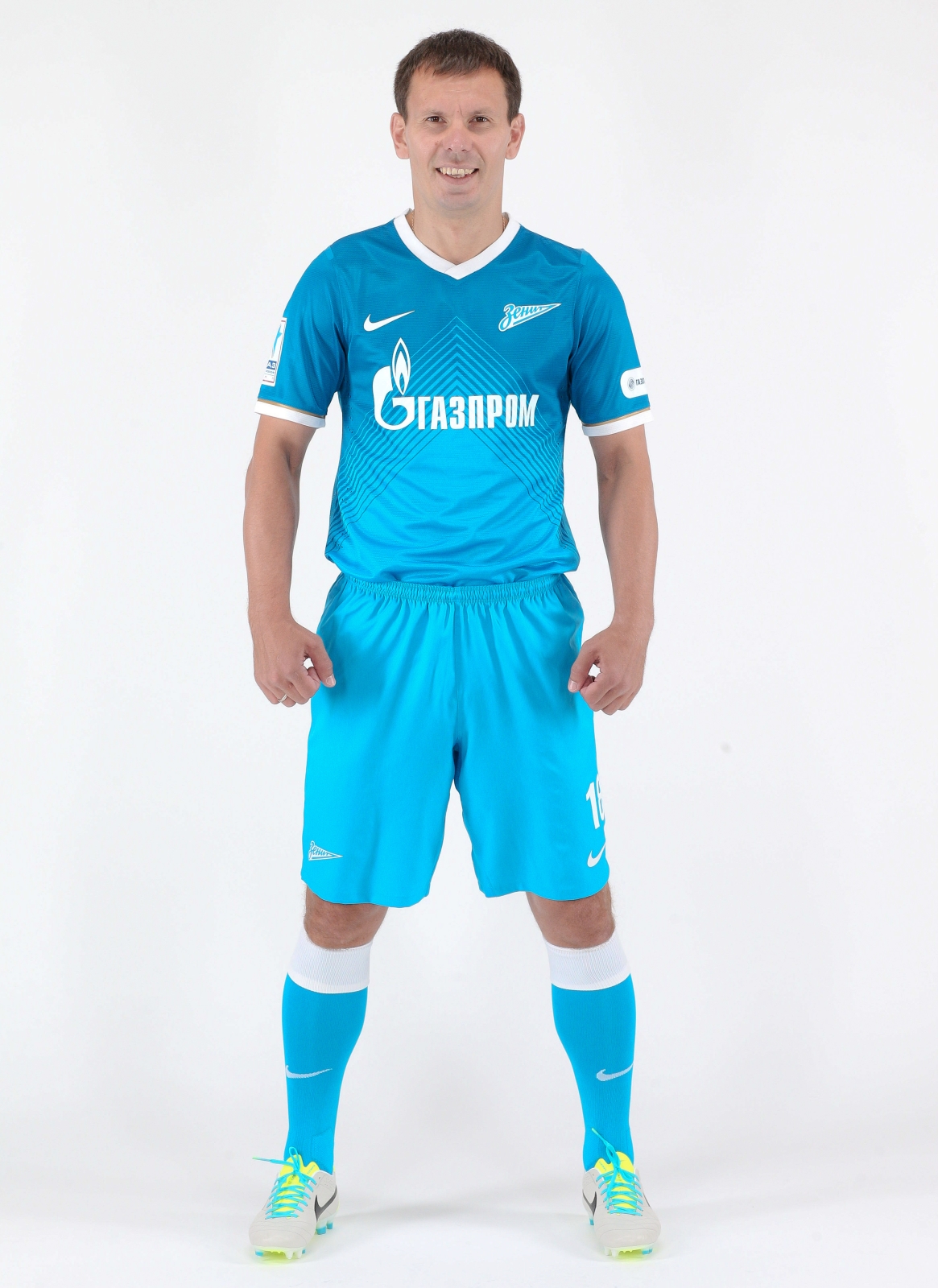 Фотосессия футболиста основного состава ФК «Зенит» сезона  2013/2014