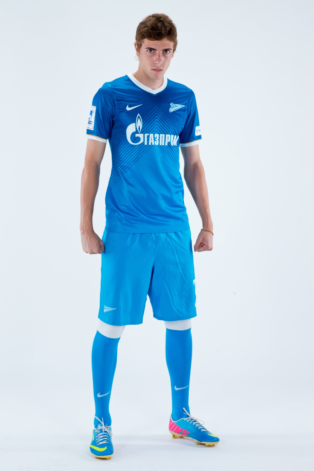 Фотосессия футболиста основного состава ФК «Зенит» сезона  2013/2014
