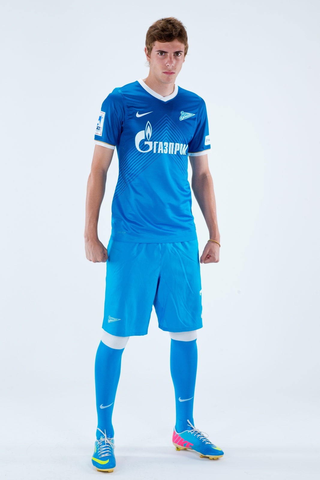 Фотосессия футболиста основного состава ФК «Зенит» сезона  2013/2014
