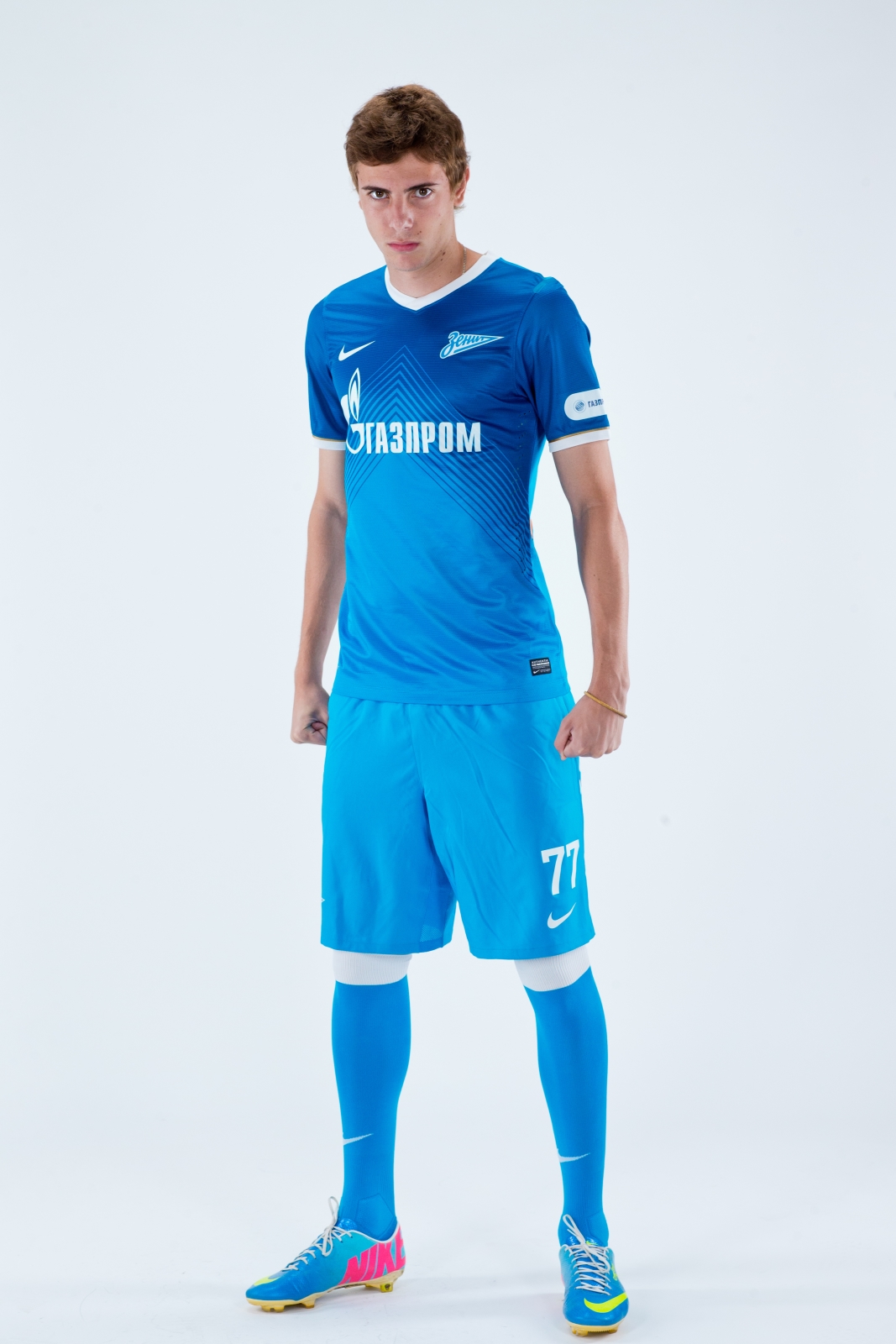 Фотосессия футболиста основного состава ФК «Зенит» сезона  2013/2014