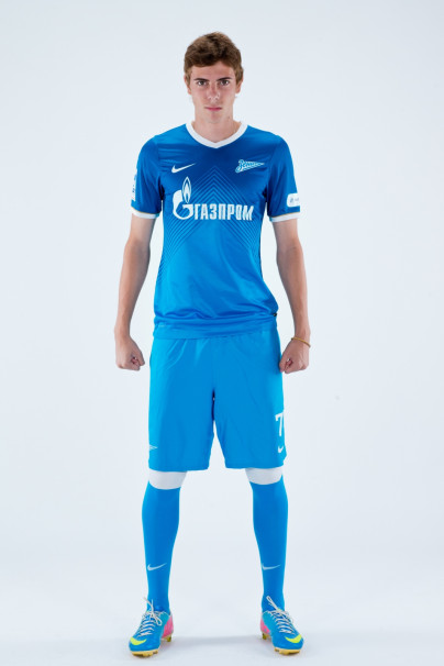 Фотосессия футболиста основного состава ФК «Зенит» сезона  2013/2014