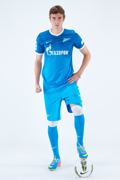 Фотосессия футболиста основного состава ФК «Зенит» сезона  2013/2014