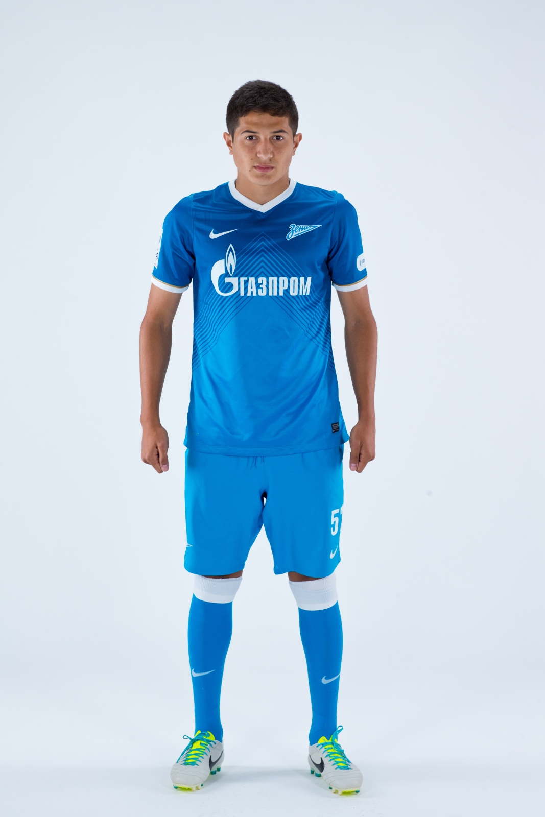 Фотосессия футболиста основного состава ФК «Зенит» сезона  2013/2014