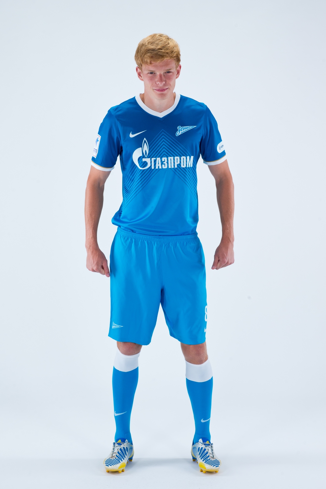 Фотосессия футболиста основного состава ФК «Зенит» сезона  2013/2014
