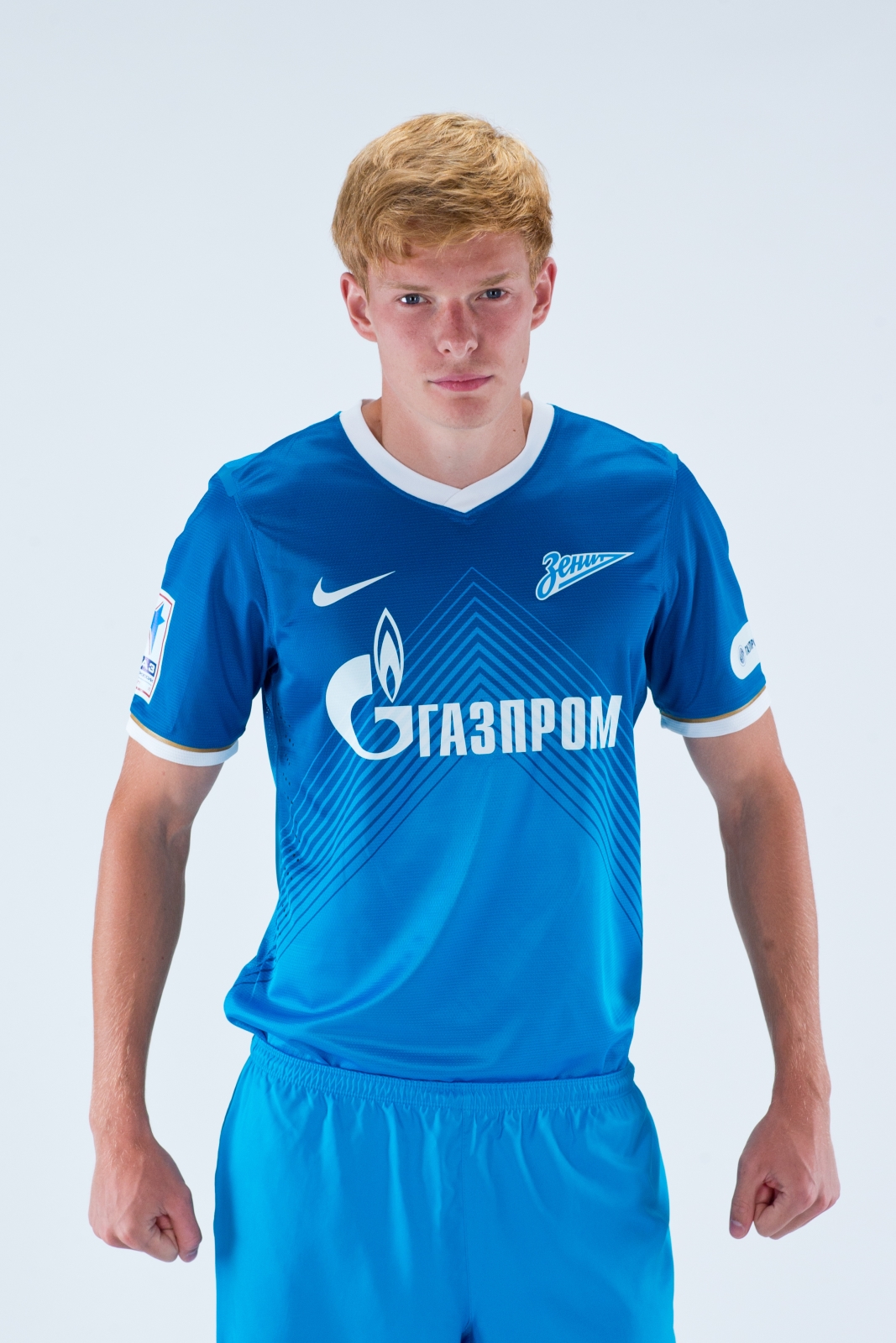 Фотосессия футболиста основного состава ФК «Зенит» сезона  2013/2014