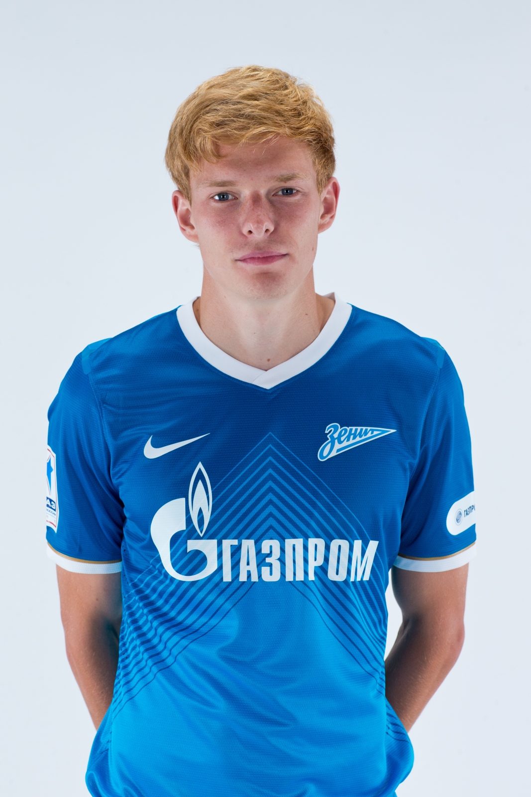 Фотосессия футболиста основного состава ФК «Зенит» сезона  2013/2014
