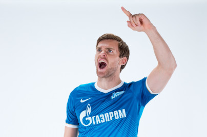 Фотосессия футболиста основного состава ФК «Зенит» сезона  2013/2014