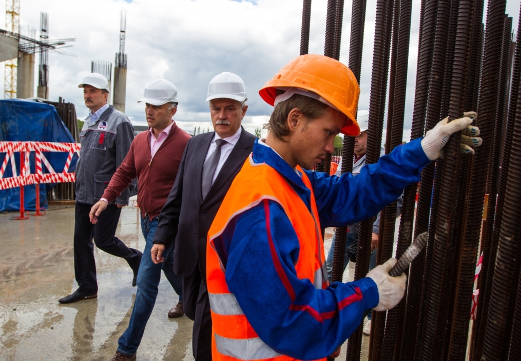 Строительство стадиона на Крестовском острове