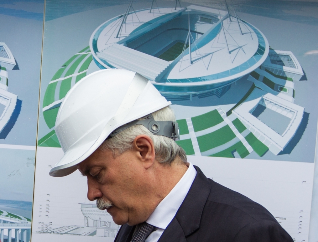 Строительство стадиона на Крестовском острове
