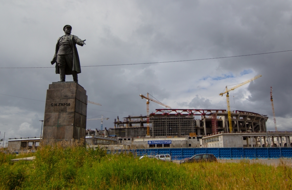 Строительство стадиона на Крестовском острове