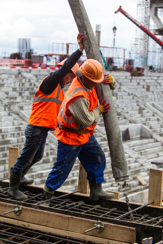 Строительство стадиона на Крестовском острове
