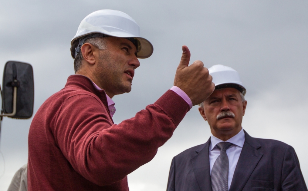 Строительство стадиона на Крестовском острове