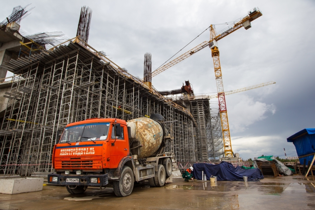 Строительство стадиона на Крестовском острове