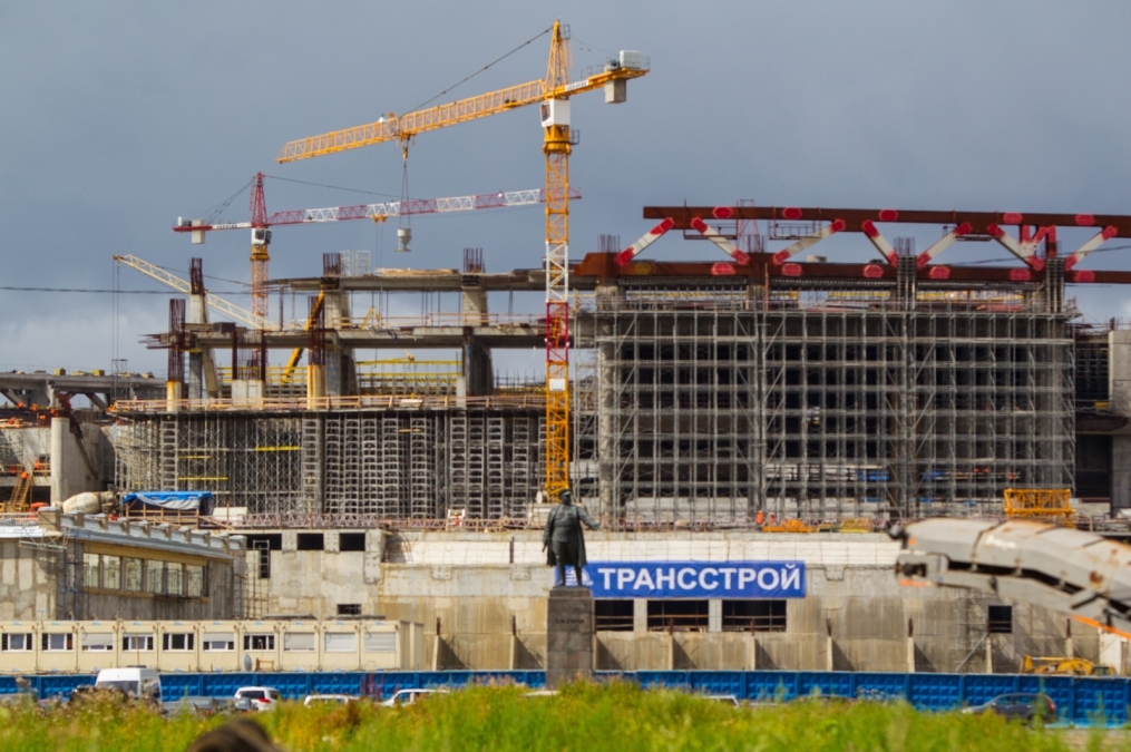 Строительство стадиона на Крестовском острове