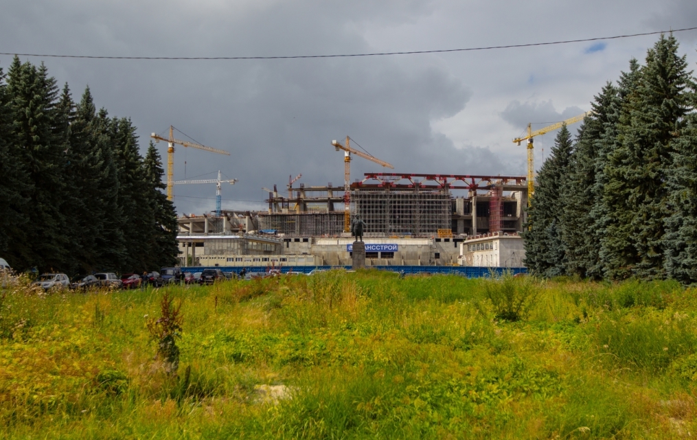 Строительство стадиона на Крестовском острове