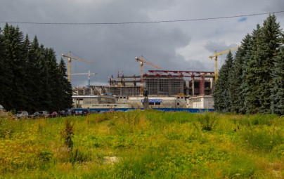 Строительство стадиона на Крестовском острове