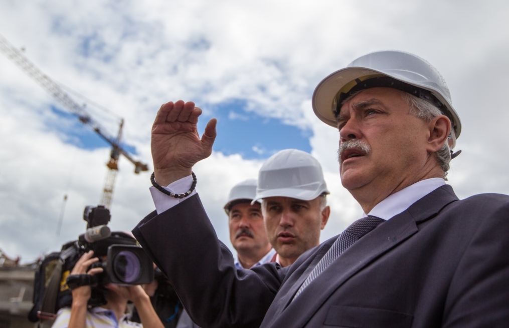 Строительство стадиона на Крестовском острове