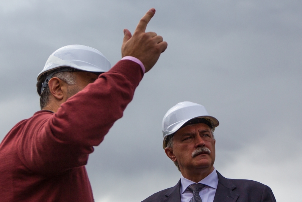 Строительство стадиона на Крестовском острове