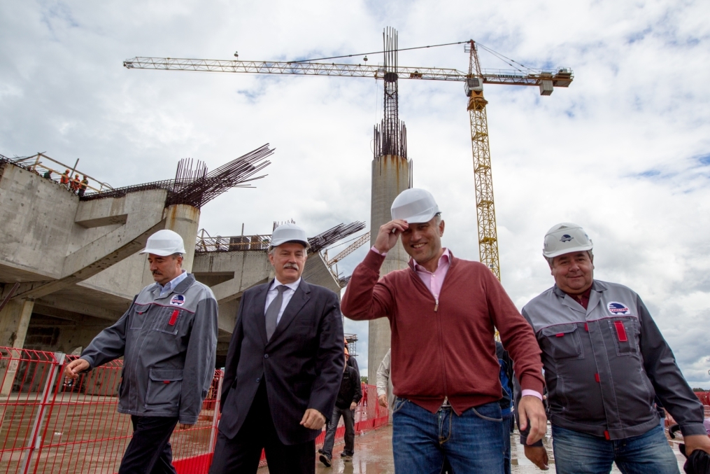 Строительство стадиона на Крестовском острове