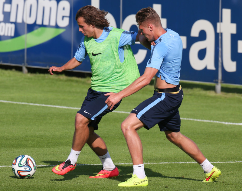 Сборы в Австрии: 17 июля, вечерняя тренировка