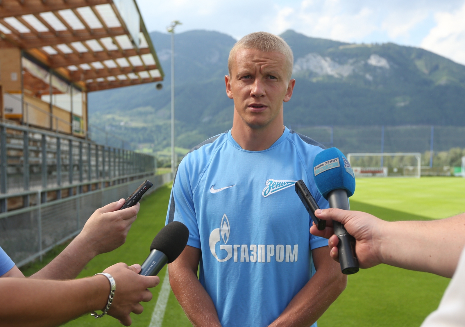 Сборы в Австрии: 17 июля, вечерняя тренировка