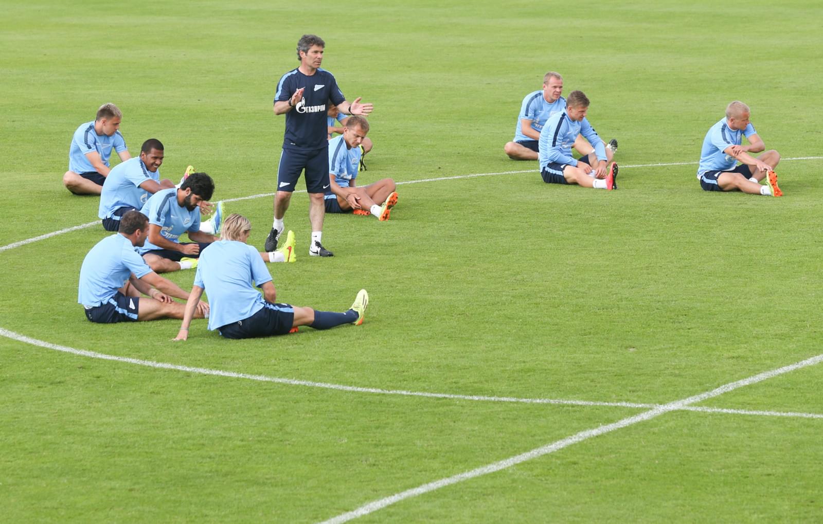 Сборы в Австрии: 17 июля, вечерняя тренировка