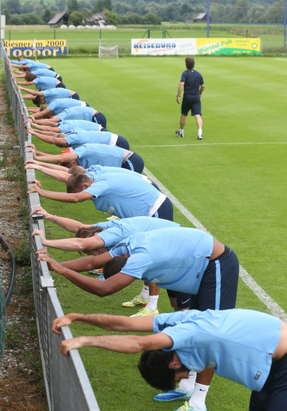 Сборы в Австрии: 17 июля, вечерняя тренировка