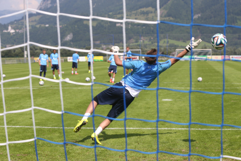 Сборы в Австрии: 18 июля, утренняя тренировка