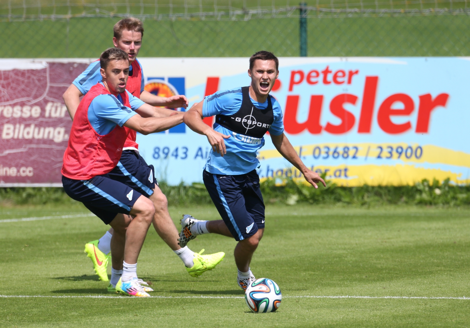 Сборы в Австрии: 18 июля, утренняя тренировка