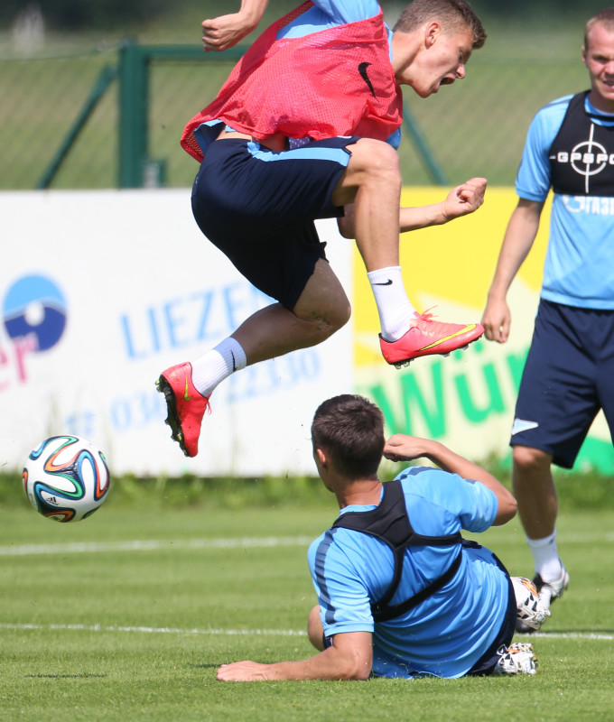 Сборы в Австрии: 18 июля, утренняя тренировка