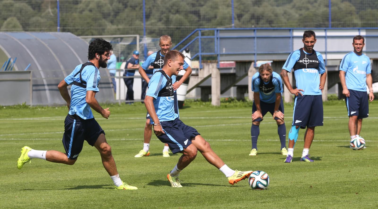 Сборы в Австрии: 18 июля, утренняя тренировка