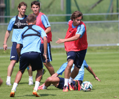 Сборы в Австрии: 18 июля, утренняя тренировка