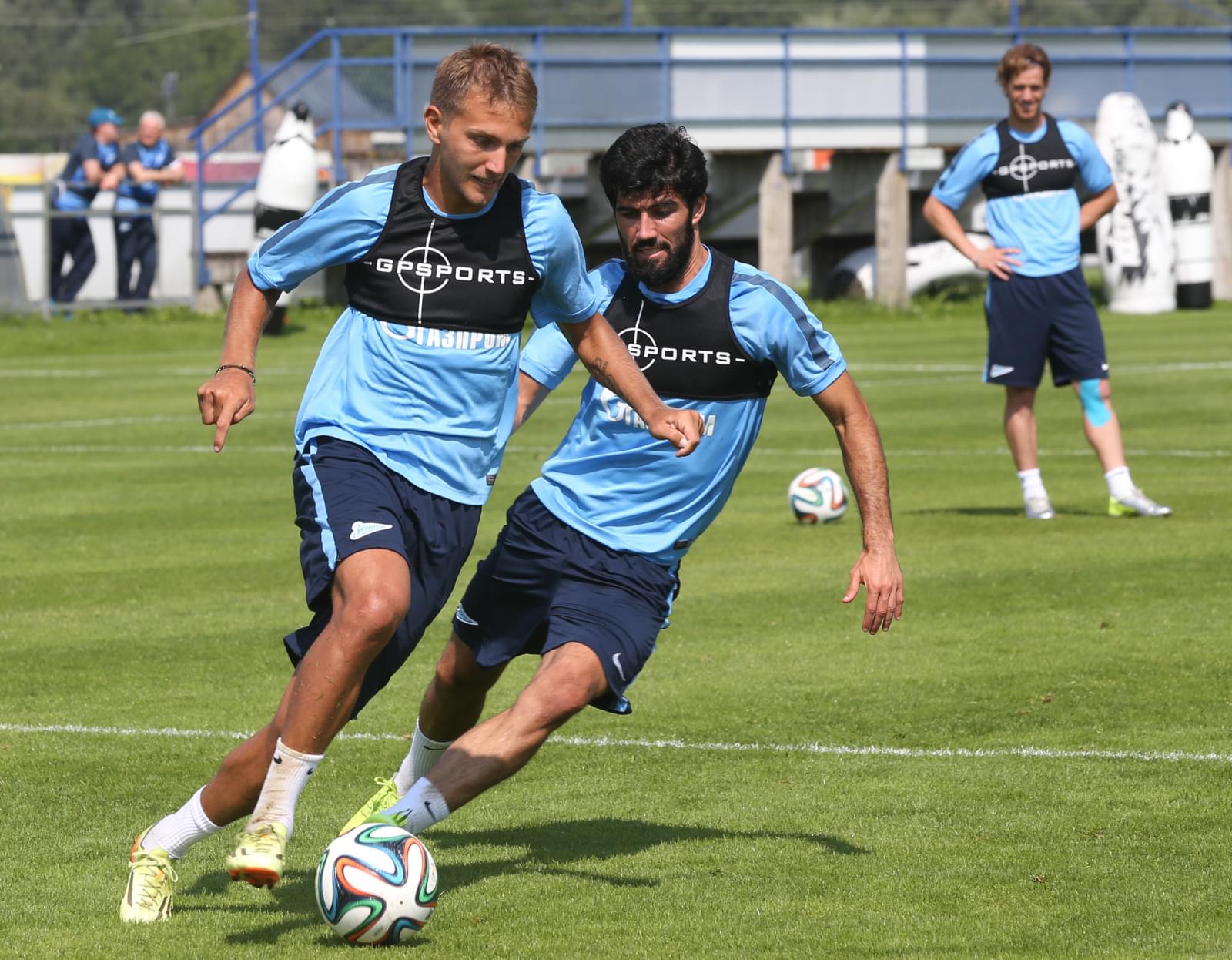 Сборы в Австрии: 18 июля, утренняя тренировка