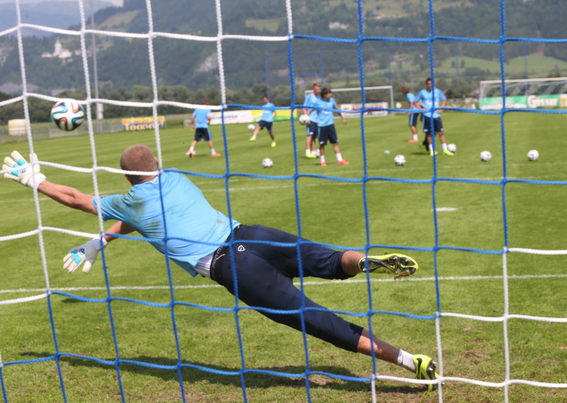 Сборы в Австрии: 18 июля, утренняя тренировка