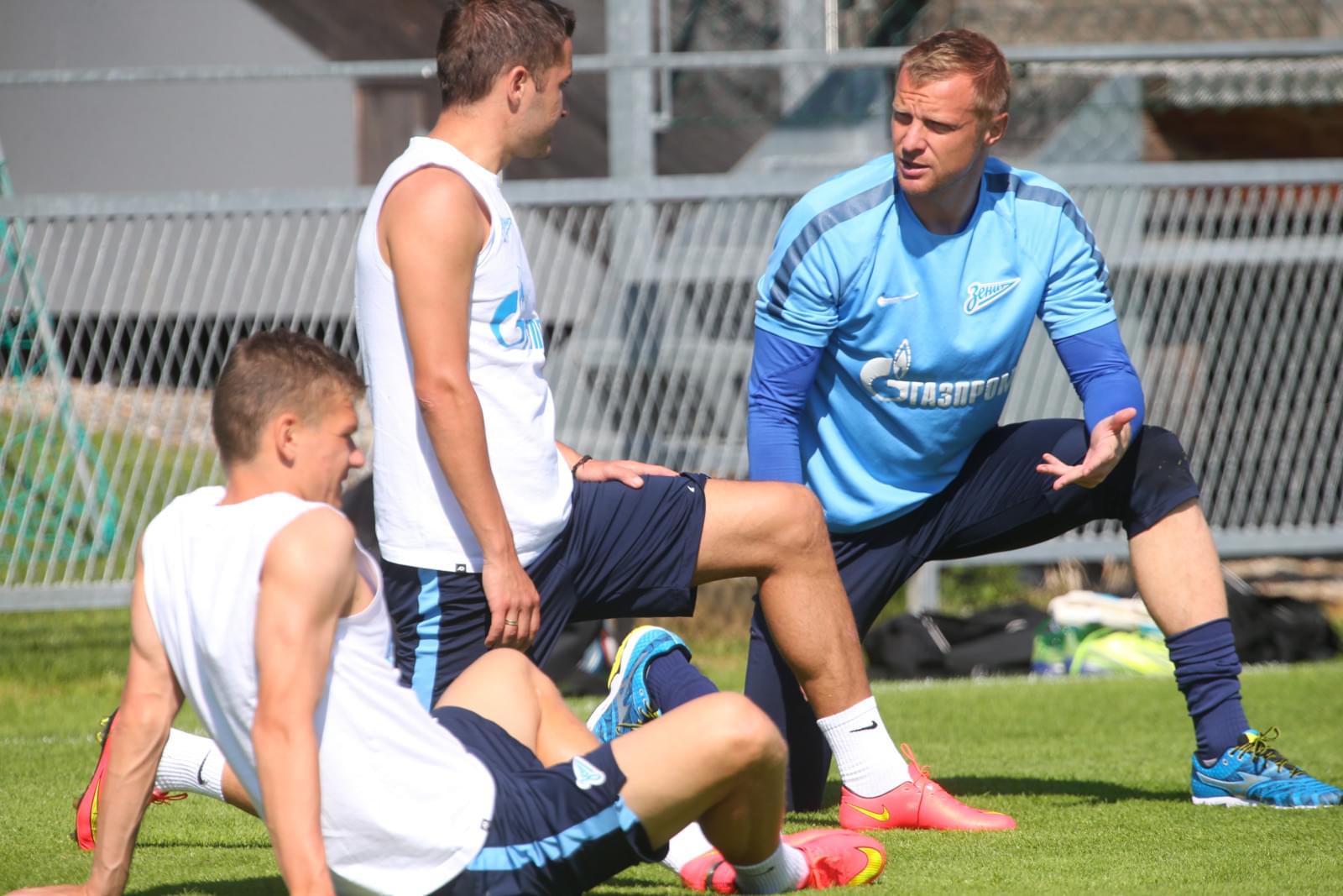 Сборы в Австрии: 19 июля, утренняя тренировка