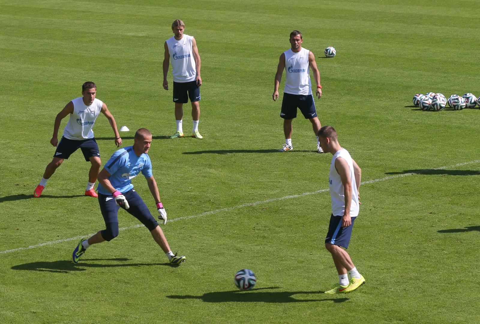 Сборы в Австрии: 19 июля, утренняя тренировка