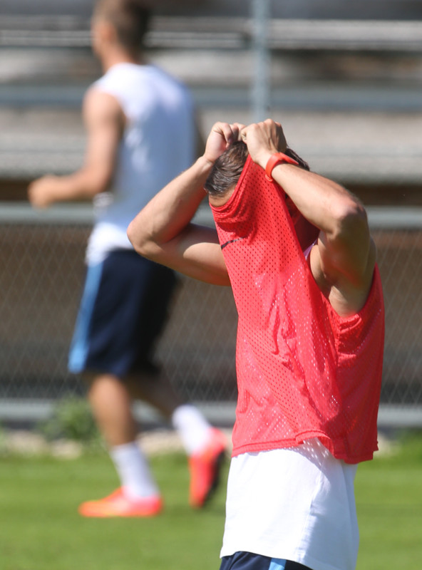 Сборы в Австрии: 19 июля, утренняя тренировка