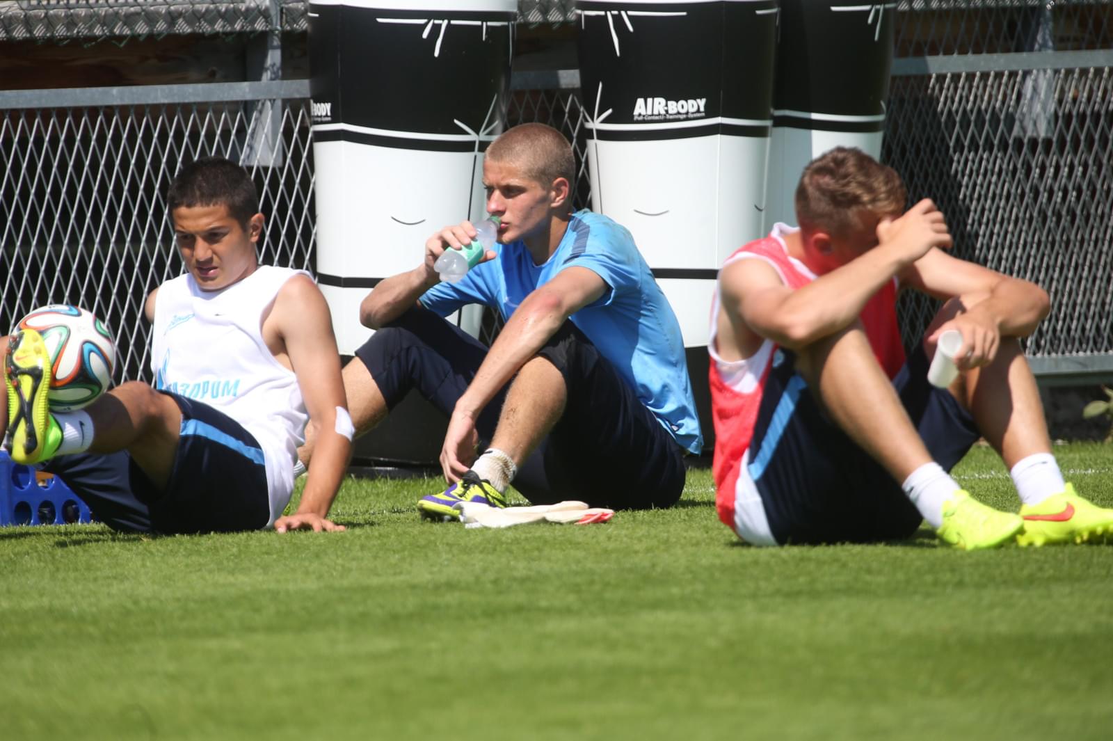 Сборы в Австрии: 19 июля, утренняя тренировка