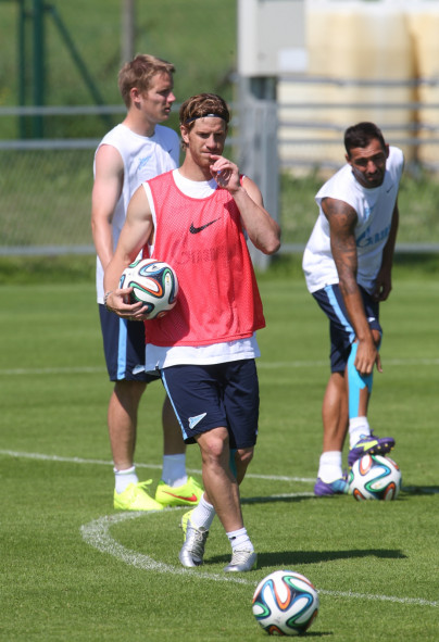 Сборы в Австрии: 19 июля, утренняя тренировка