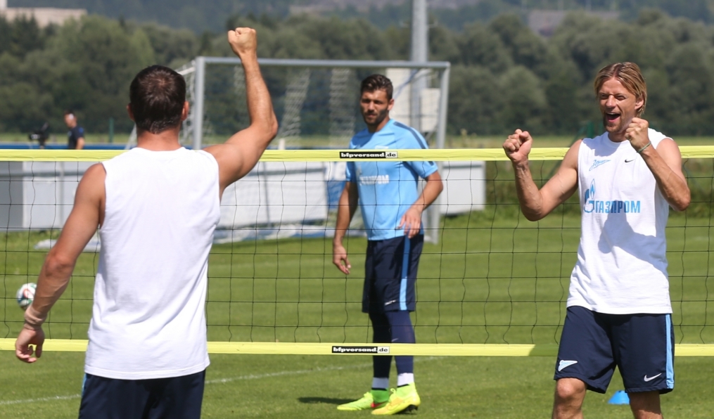 Сборы в Австрии: 20 июля, утренняя тренировка