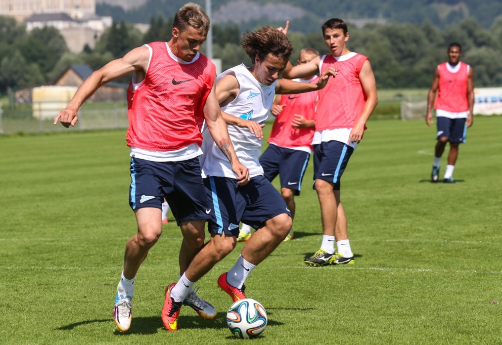 Сборы в Австрии: 20 июля, утренняя тренировка