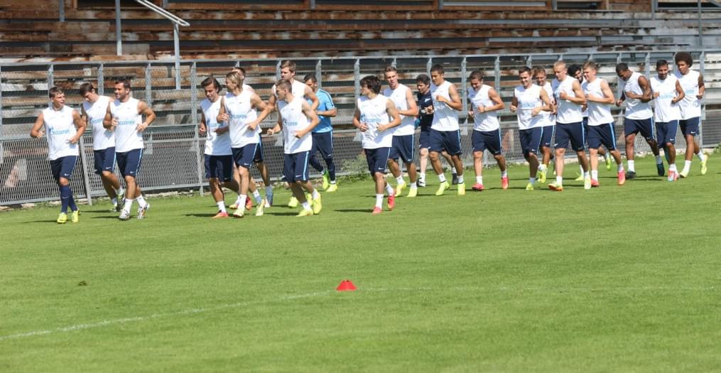 Сборы в Австрии: 20 июля, утренняя тренировка