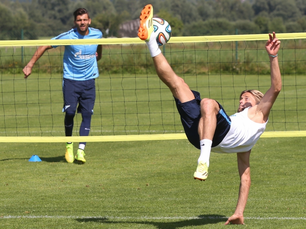 Сборы в Австрии: 20 июля, утренняя тренировка