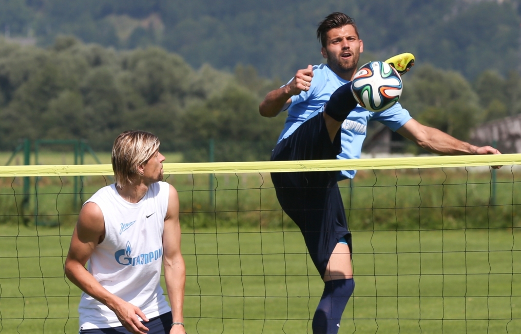 Сборы в Австрии: 20 июля, утренняя тренировка