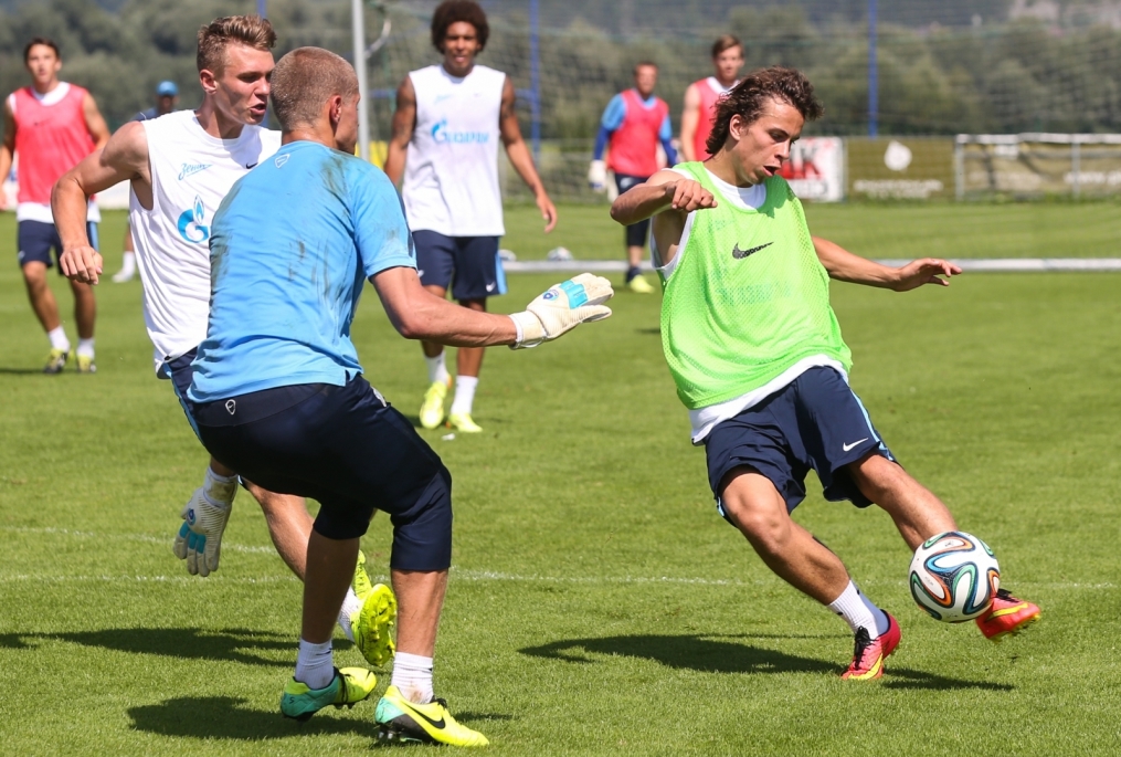 Сборы в Австрии: 20 июля, утренняя тренировка