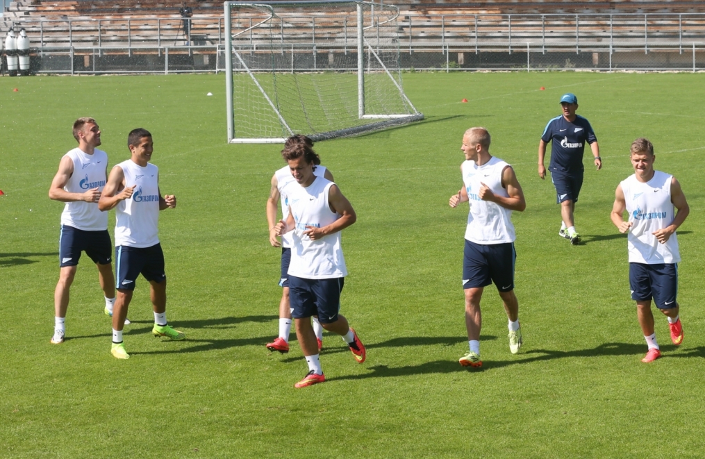 Сборы в Австрии: 20 июля, утренняя тренировка